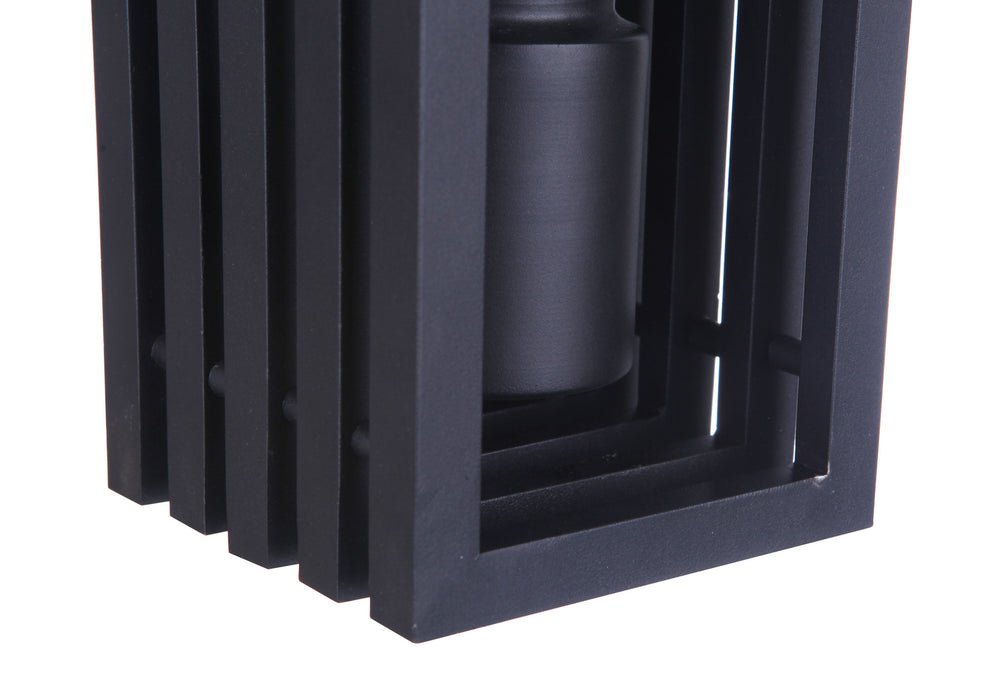Craftmade ZA2800-TB One Light Outdoor Wall Mount, Textured Black