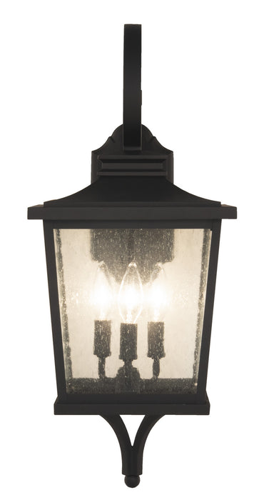 Craftmade ZA2914-TB Three Light Outdoor Wall Mount, Textured Black