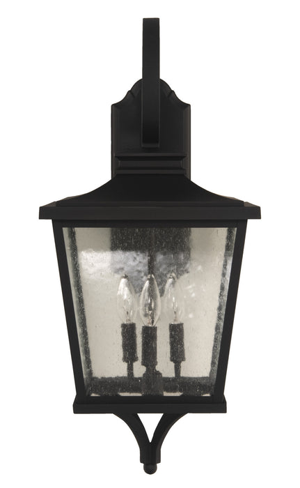 Craftmade ZA2924-TB Three Light Outdoor Wall Mount, Textured Black