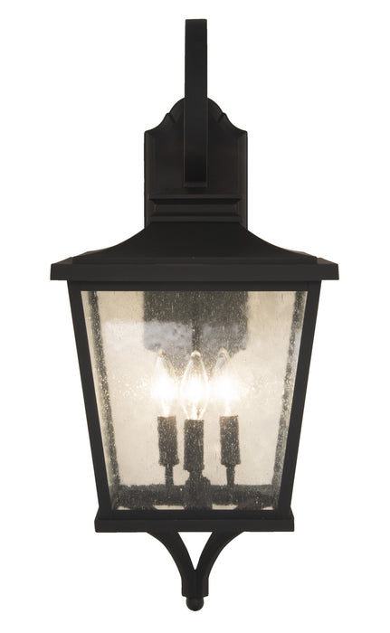 Craftmade ZA2924-TB Three Light Outdoor Wall Mount, Textured Black