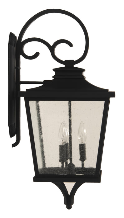 Craftmade ZA2924-TB Three Light Outdoor Wall Mount, Textured Black