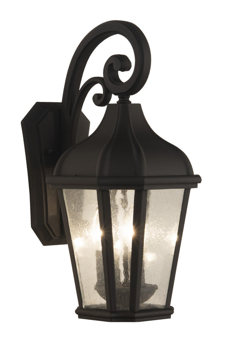Craftmade ZA3024-TB Three Light Outdoor Wall Mount, Textured Black
