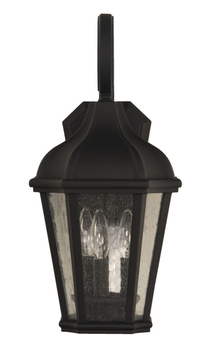 Craftmade ZA3024-TB Three Light Outdoor Wall Mount, Textured Black