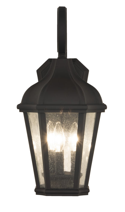 Craftmade ZA3024-TB Three Light Outdoor Wall Mount, Textured Black