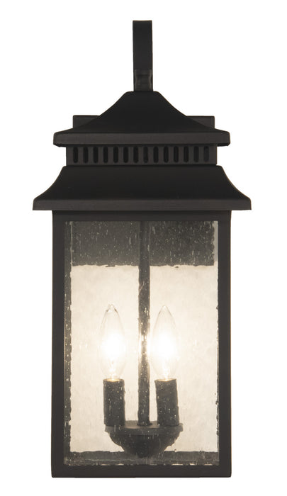 Craftmade ZA3114-TB Two Light Outdoor Wall Mount, Textured Black
