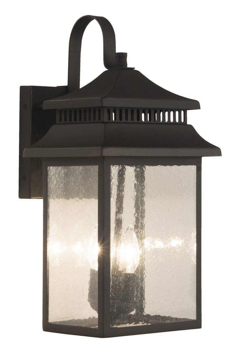 Craftmade ZA3124-DBG Three Light Outdoor Wall Mount, Dark Bronze Gilded