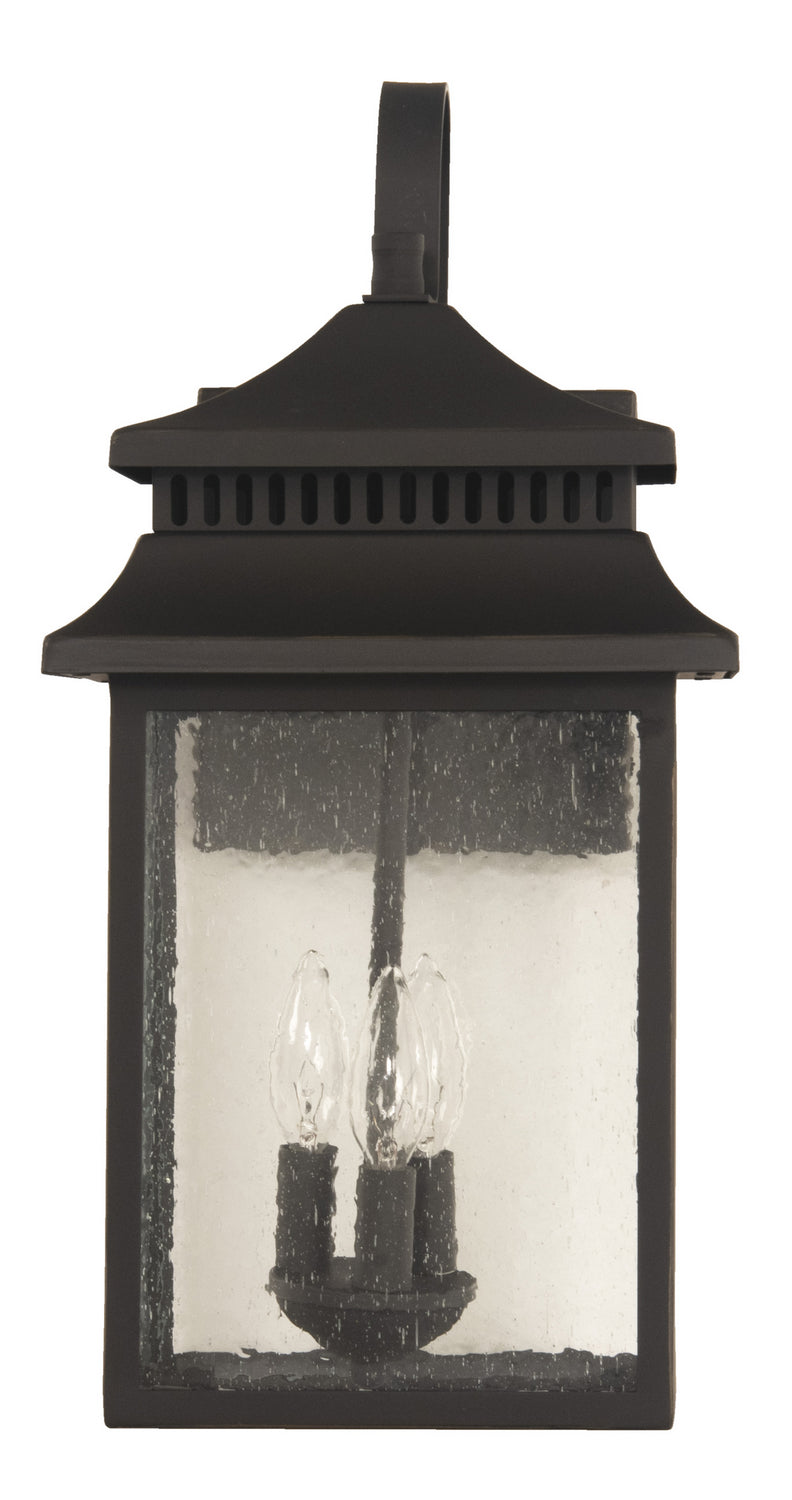 Craftmade ZA3124-DBG Three Light Outdoor Wall Mount, Dark Bronze Gilded