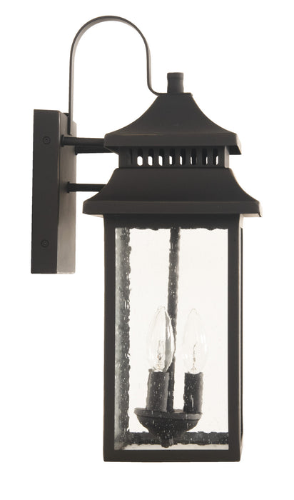 Craftmade ZA3124-DBG Three Light Outdoor Wall Mount, Dark Bronze Gilded