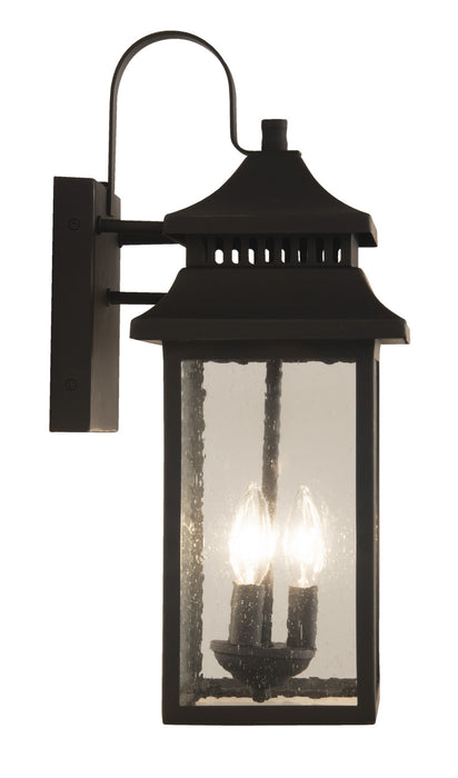 Craftmade ZA3124-DBG Three Light Outdoor Wall Mount, Dark Bronze Gilded