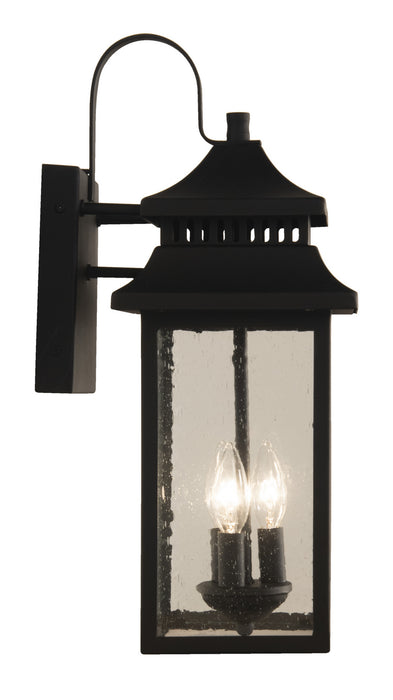 Craftmade ZA3124-TB Three Light Outdoor Wall Mount, Textured Black