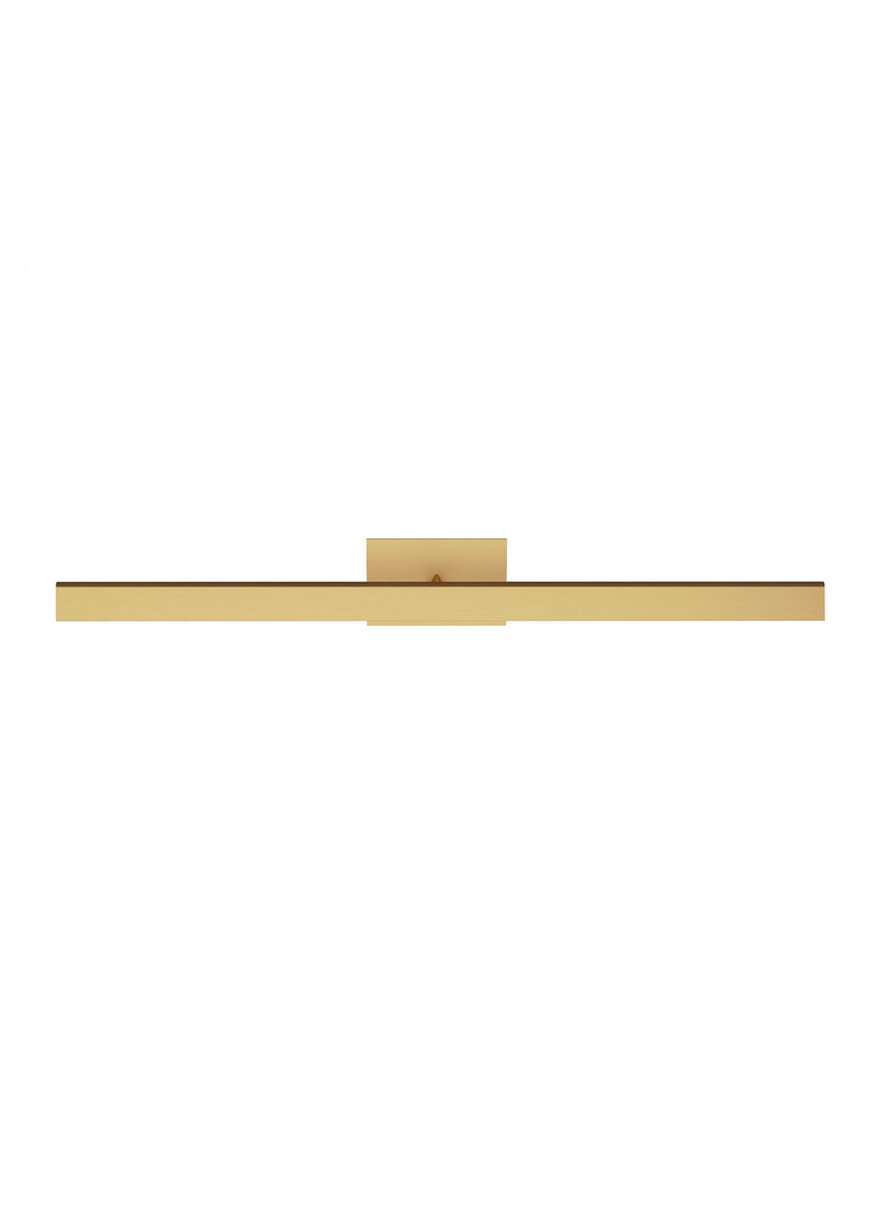 Visual Comfort Modern 700DES24NB-LED930 LED Picture Light, Natural Brass