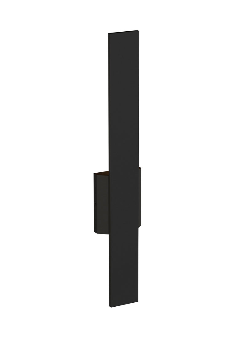 Visual Comfort Modern 700OWBLD9273024BUNV LED Outdoor Wall Mount, Black