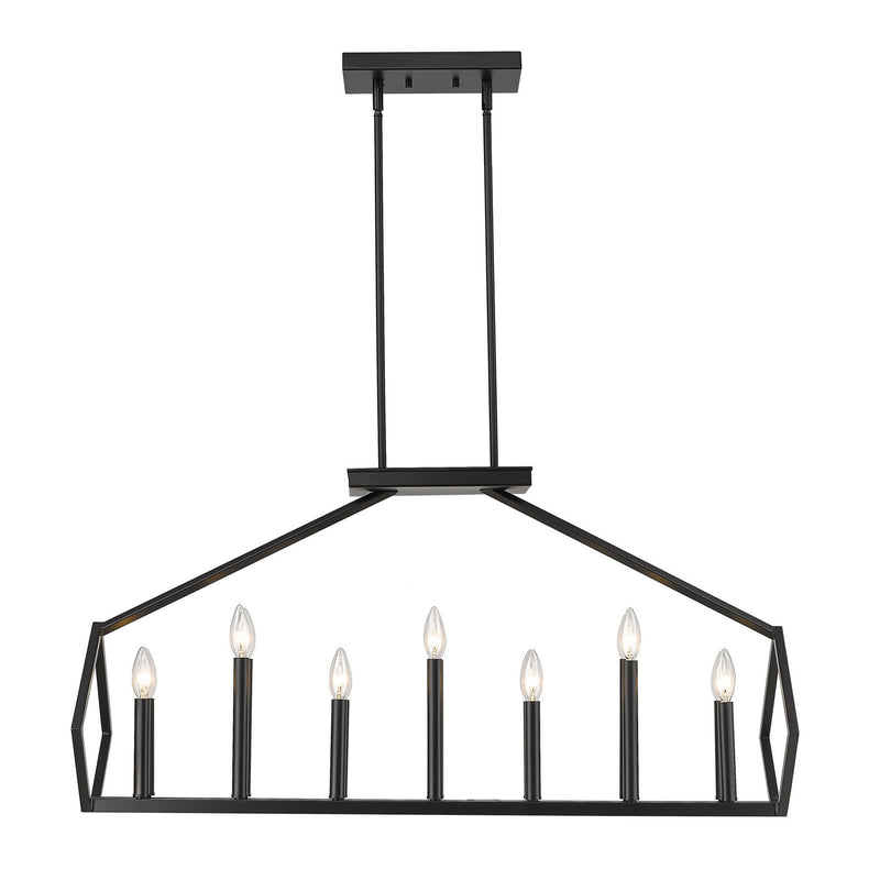 Acclaim Lighting IN20010BK 14 Light Island Pendant, Matte Black