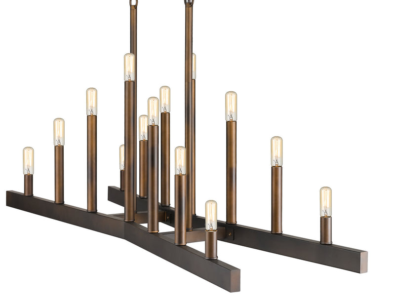 Acclaim Lighting IN20066ORB 14 Light Island Pendant, Oil-Rubbed Bronze
