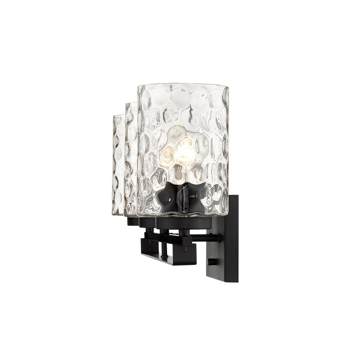 Acclaim Lighting IN40012BK Three Light Vanity, Matte Black