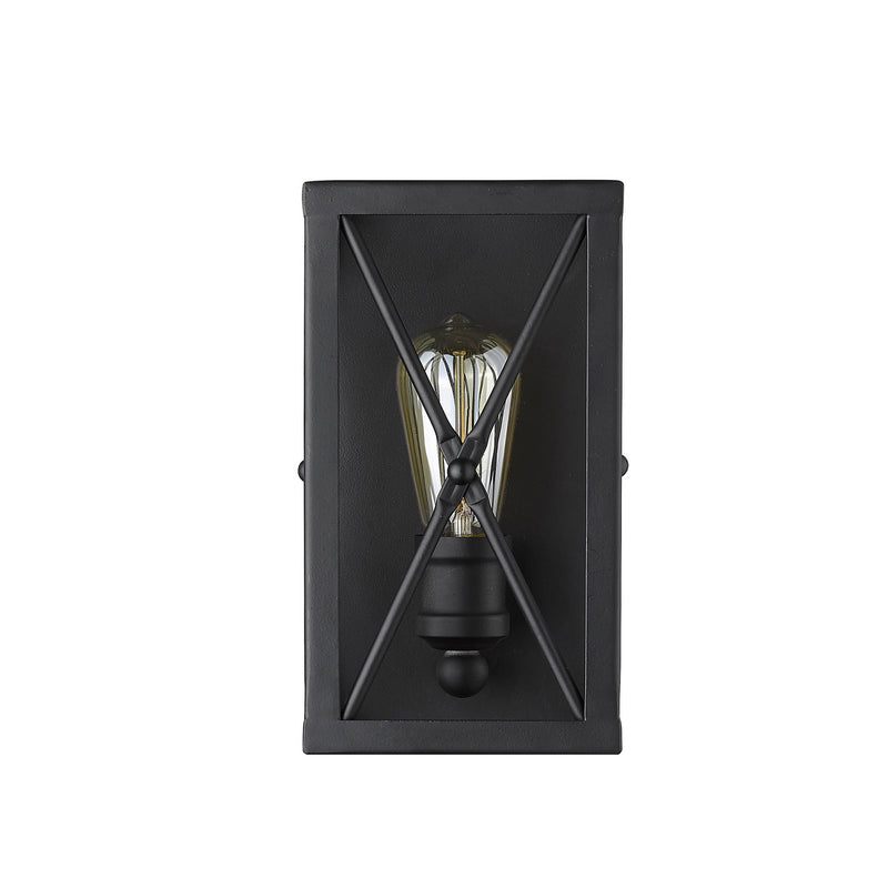 Acclaim Lighting IN41120BK One Light Wall Sconce, Matte Black