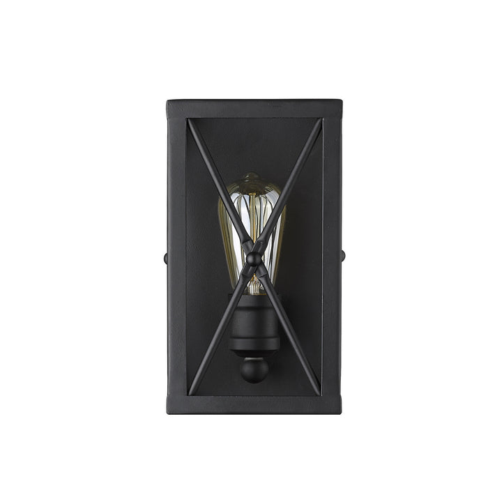 Acclaim Lighting IN41120BK One Light Wall Sconce, Matte Black