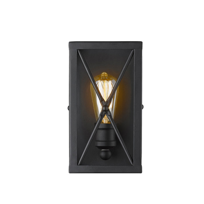 Acclaim Lighting IN41120BK One Light Wall Sconce, Matte Black