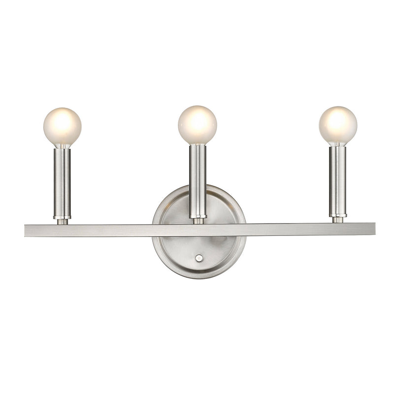 Acclaim Lighting IN41155SN Three Light Vanity, Satin Nickel