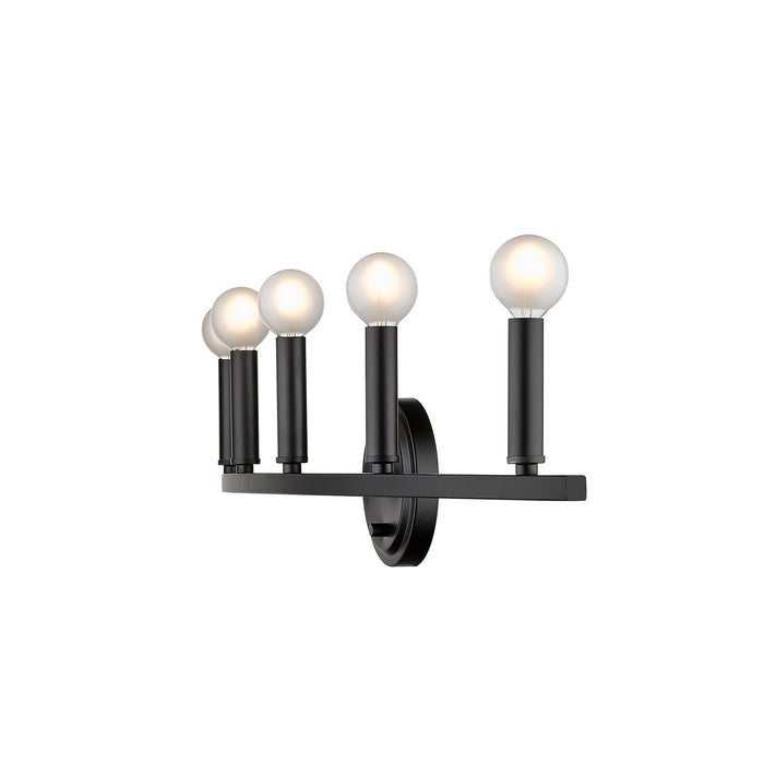 Acclaim Lighting IN41156BK Five Light Vanity, Matte Black