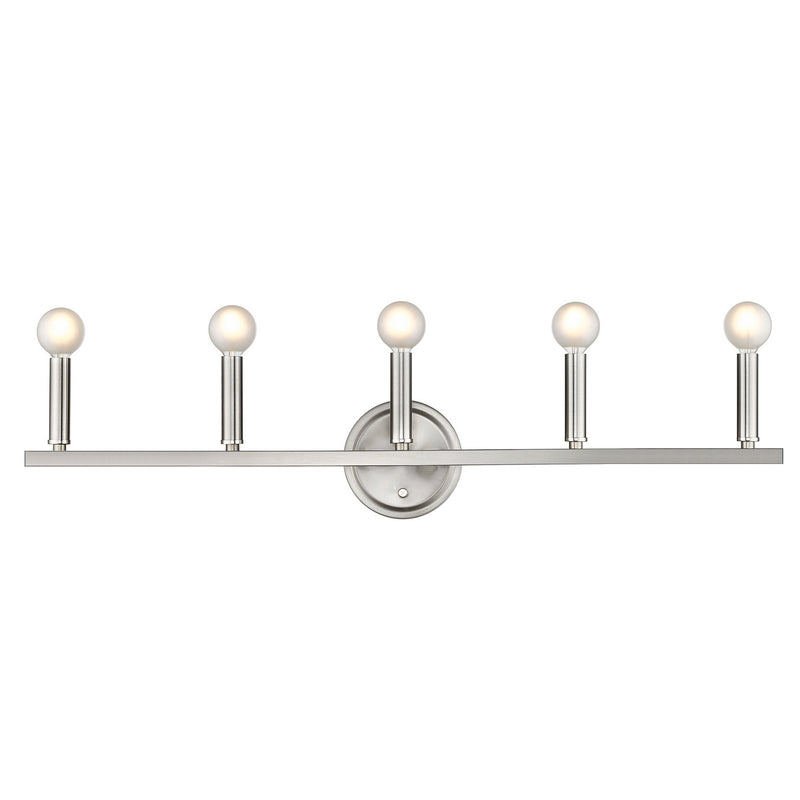 Acclaim Lighting IN41156SN Five Light Vanity, Satin Nickel