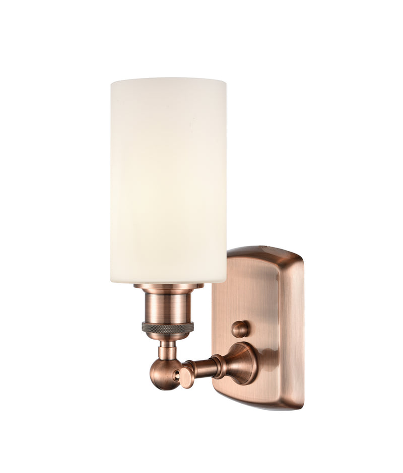 Innovations 516-1W-AC-G801 One Light Wall Sconce, Antique Copper