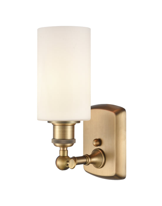 Innovations 516-1W-BB-G801 One Light Wall Sconce, Brushed Brass