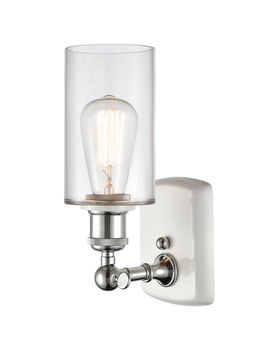 Innovations 516-1W-WPC-G802-LED LED Wall Sconce, White Polished Chrome
