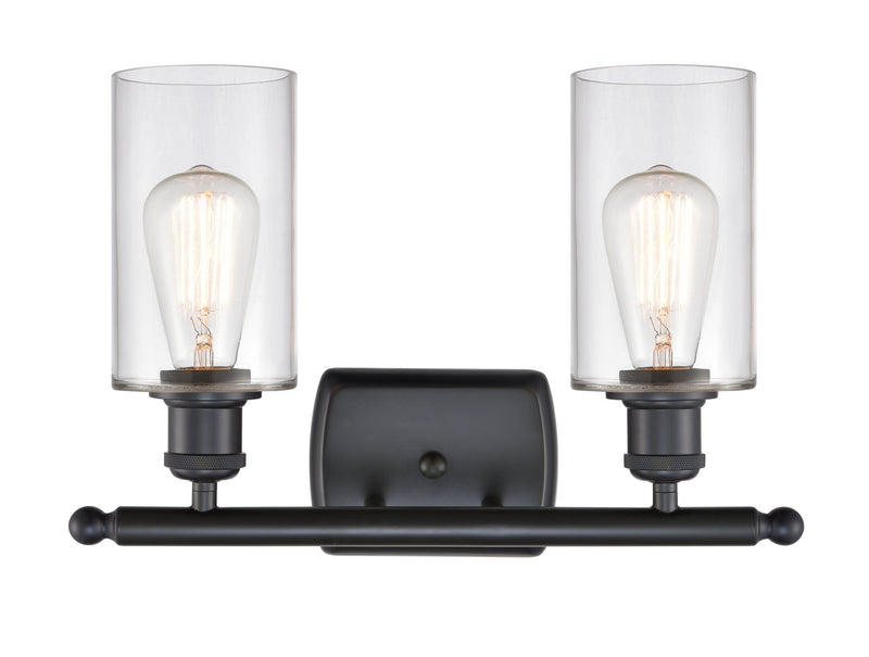 Innovations 516-2W-BK-G802-LED LED Bath Vanity, Matte Black