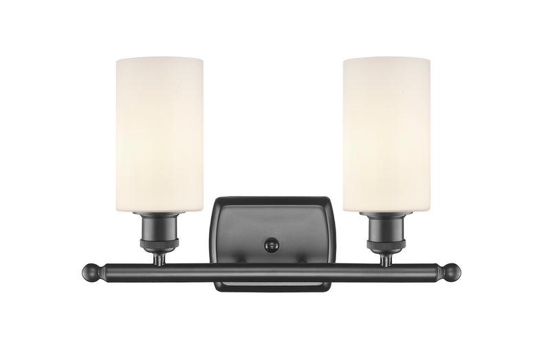 Innovations 516-2W-OB-G801 Two Light Bath Vanity, Oil Rubbed Bronze