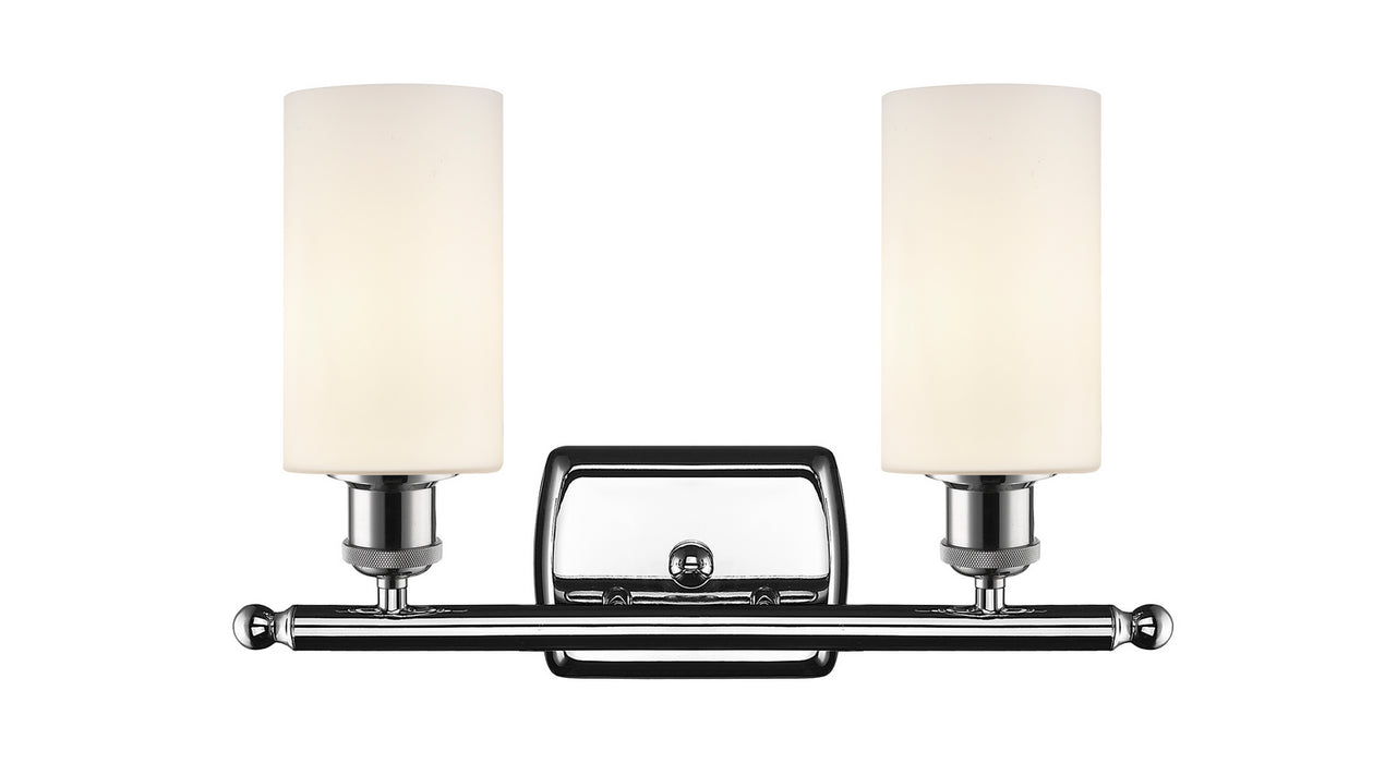 Innovations 516-2W-PC-G801 Two Light Bath Vanity, Polished Chrome