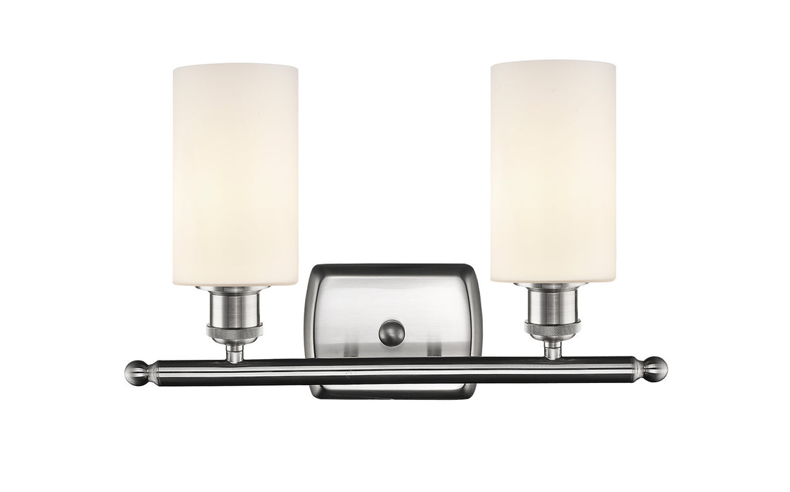 Innovations 516-2W-SN-G801 Two Light Bath Vanity, Brushed Satin Nickel