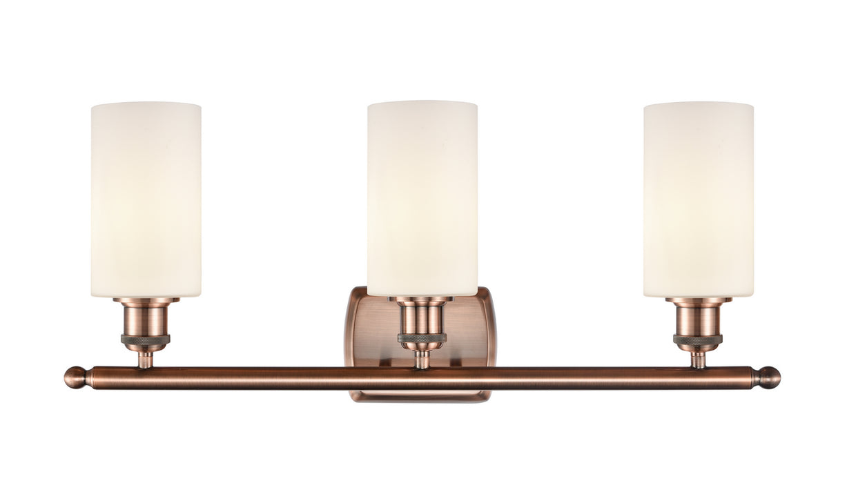 Innovations 516-3W-AC-G801-LED LED Bath Vanity, Antique Copper