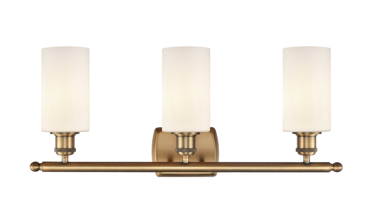 Innovations 516-3W-BB-G801 Three Light Bath Vanity, Brushed Brass