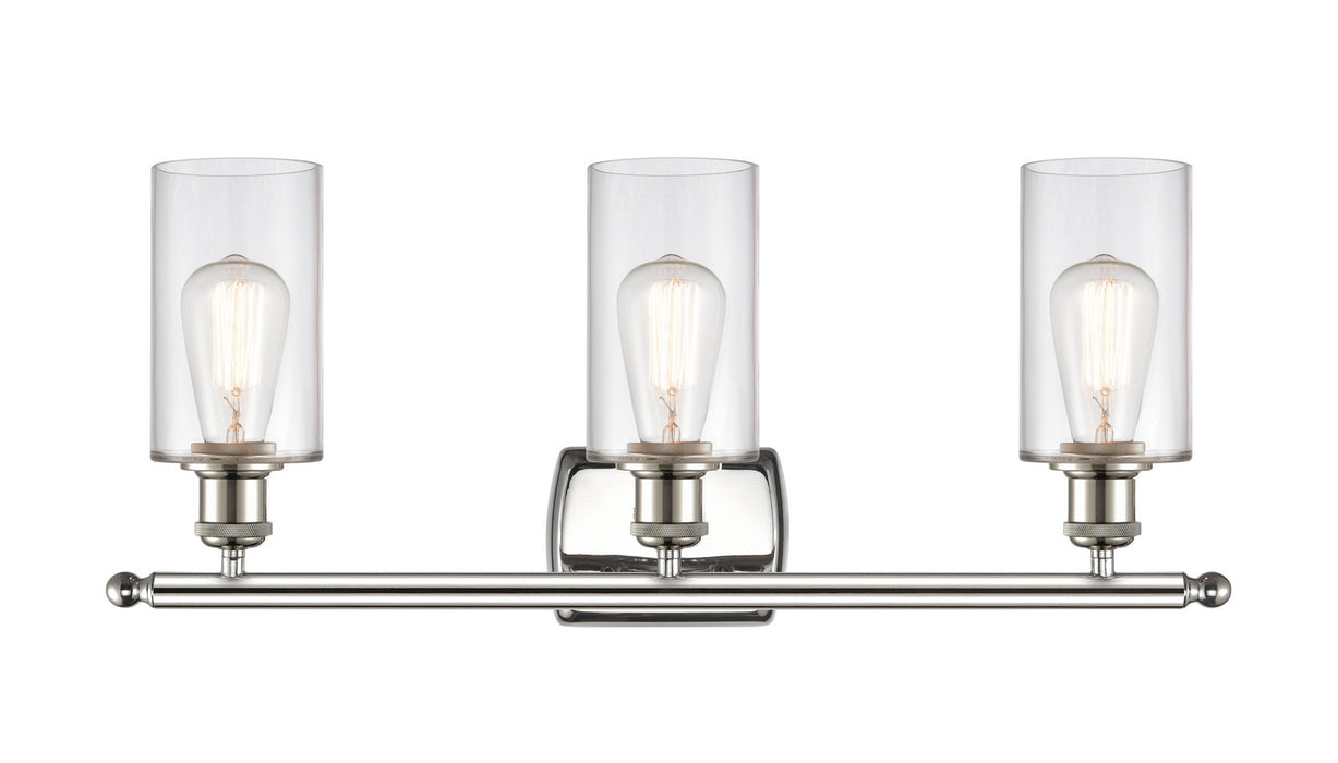 Innovations 516-3W-PN-G802 Three Light Bath Vanity, Polished Nickel