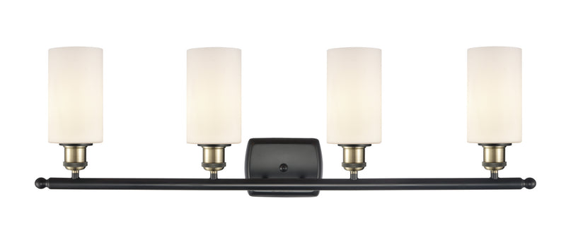 Innovations 516-4W-BAB-G801 Four Light Bath Vanity, Black Antique Brass
