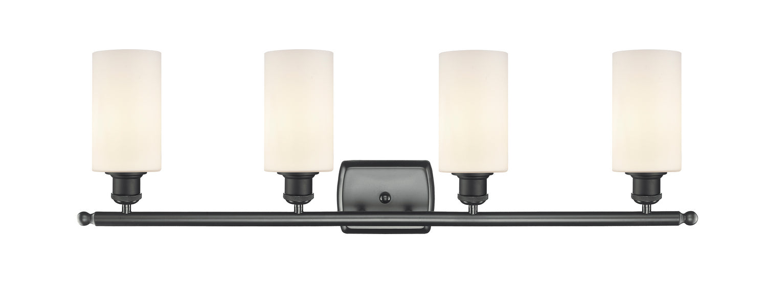 Innovations 516-4W-BK-G801-LED LED Bath Vanity, Matte Black