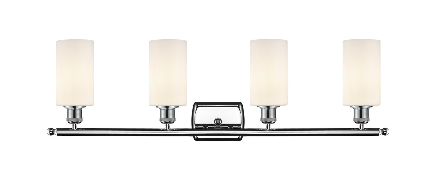 Innovations 516-4W-PC-G801 Four Light Bath Vanity, Polished Chrome