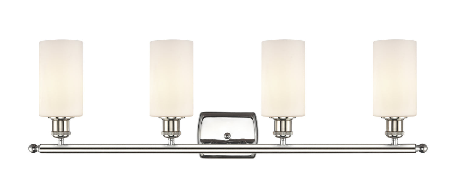 Innovations 516-4W-PN-G801 Four Light Bath Vanity, Polished Nickel