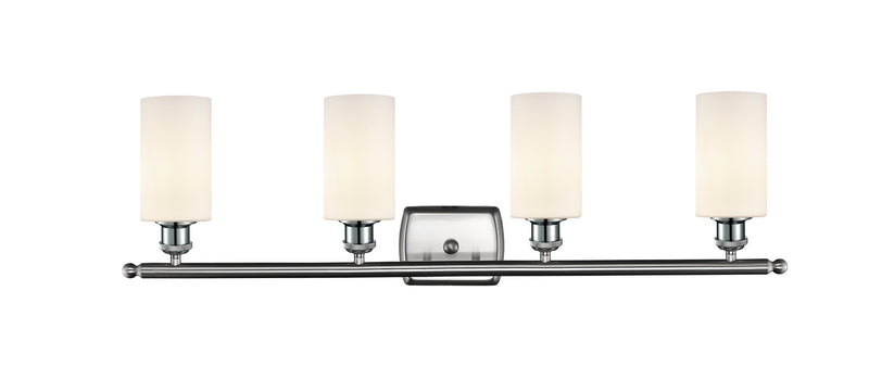 Innovations 516-4W-SN-G801 Four Light Bath Vanity, Brushed Satin Nickel