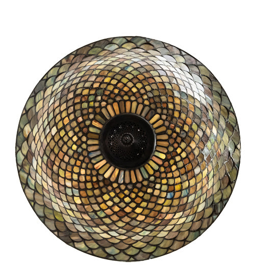 Meyda Tiffany 135825 Three Light Pendant, Mahogany Bronze