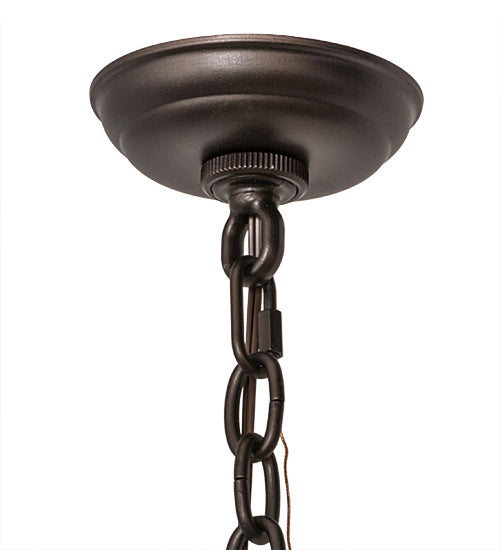 Meyda Tiffany 190037 Three Light Pendant Hardware, Mahogany Bronze