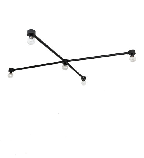 Meyda Tiffany 216097 LED Flushmount, Solar Black
