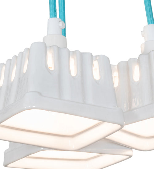 Meyda Tiffany 218852 LED Pendant, White