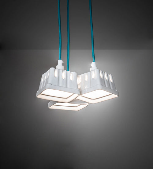 Meyda Tiffany 218852 LED Pendant, White