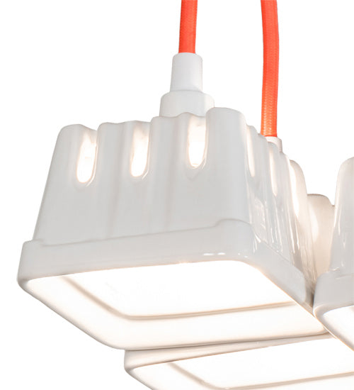 Meyda Tiffany 218854 LED Pendant, White
