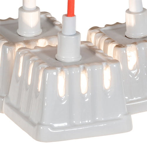 Meyda Tiffany 218854 LED Pendant, White