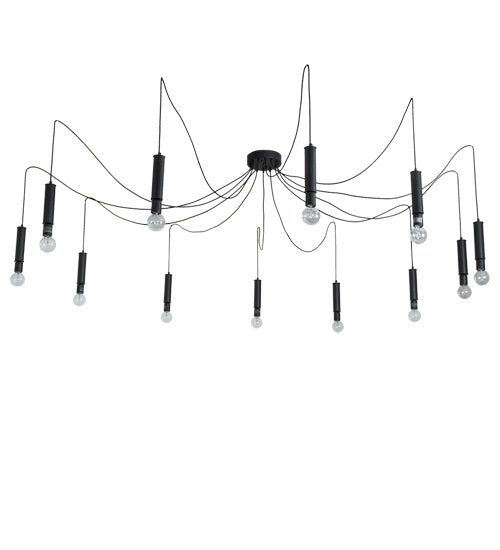 Meyda Tiffany 219179 LED Pendant, Solar Black