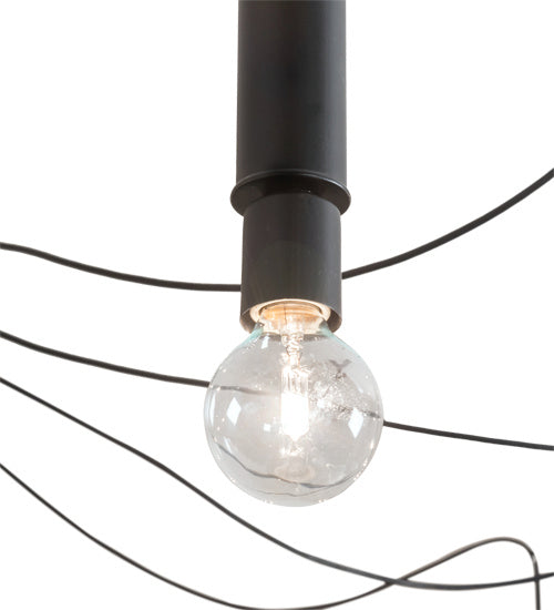 Meyda Tiffany 219179 LED Pendant, Solar Black
