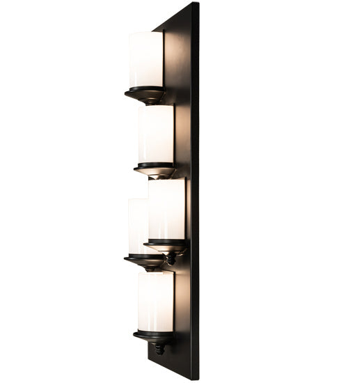 Meyda Tiffany 222730 Five Light Wall Sconce, Solar Black